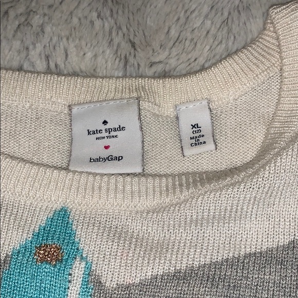 Gap/Kate spade collaboration sweater size 12 - Picture 2 of 5